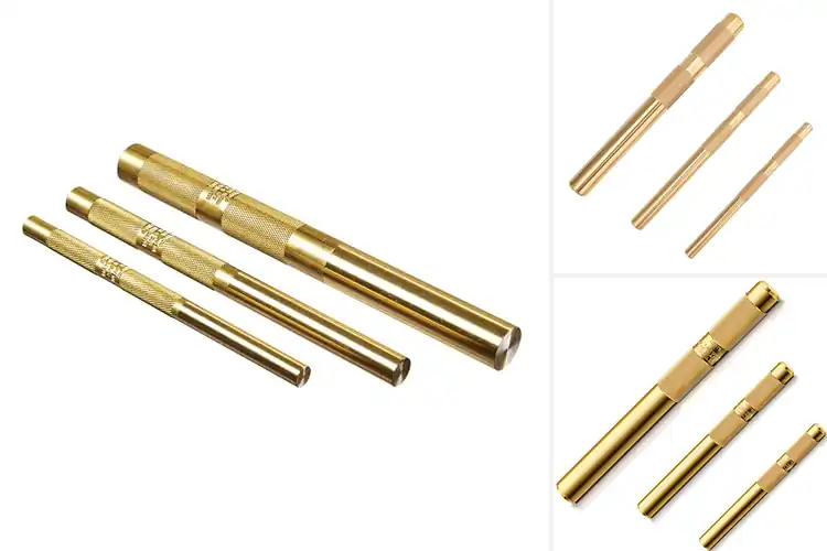 Detailed view of Best 3-Piece Brass Punch Sets