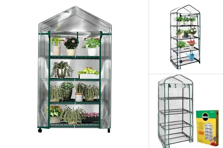 Detailed view of Best 4 Tier Indoor Greenhouse