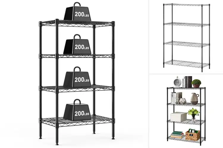 Detailed view of Best 4 Tier Shelving Units