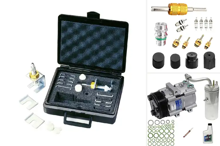 Detailed view of Best A/C System Components