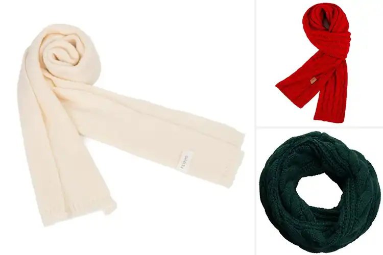 Detailed view of Best Acrylic Knit Scarves