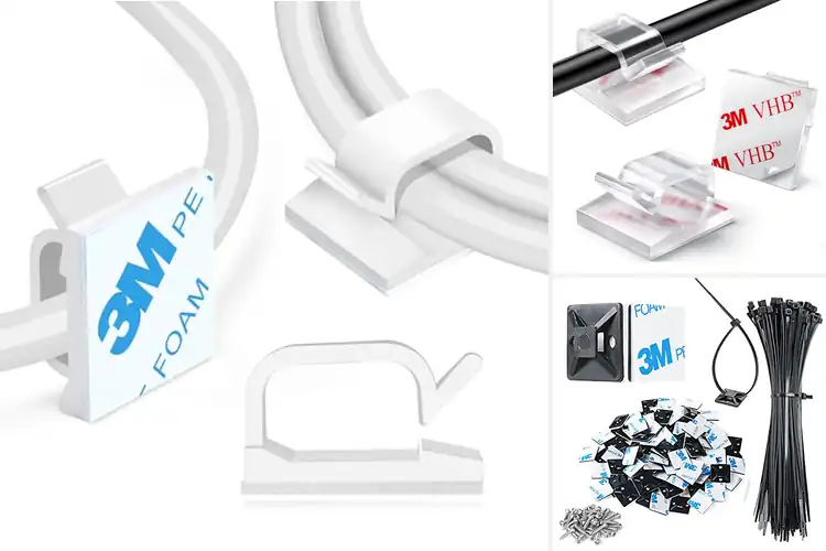 Detailed view of Best Adhesive Cable Clips