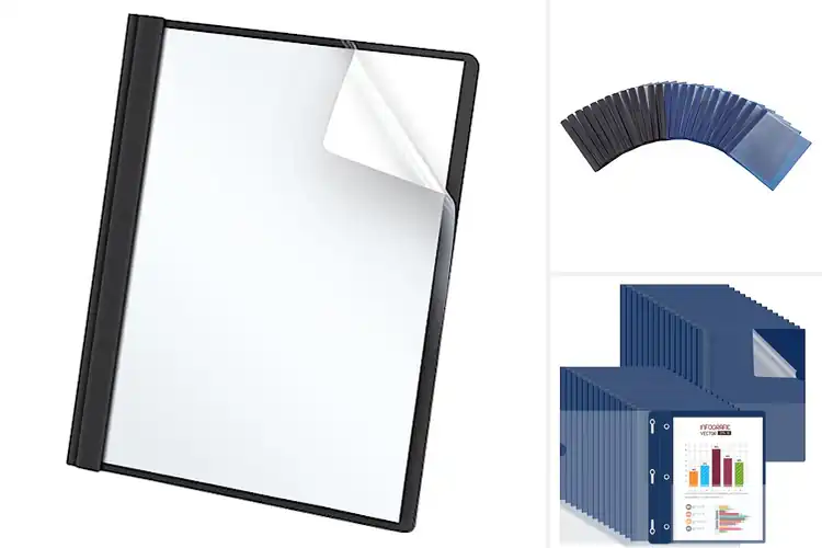Detailed view of Best Clear Front Report Covers for Professional Polish