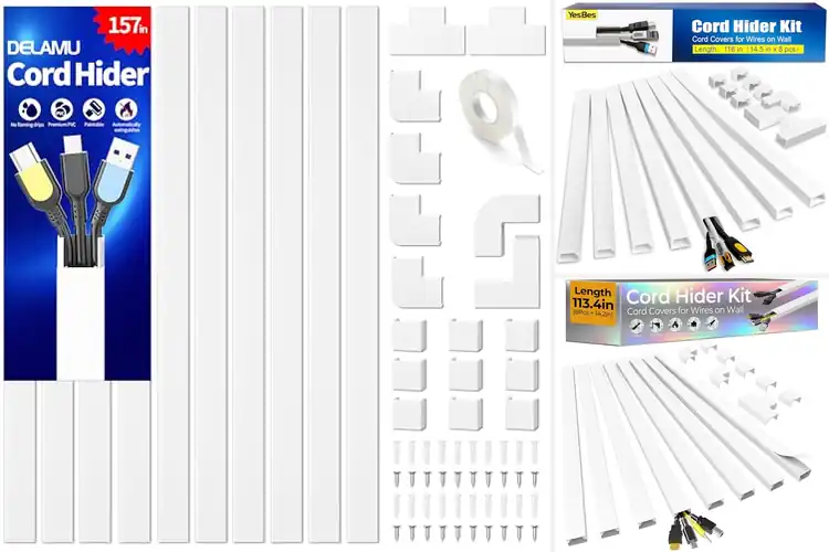 Detailed view of Best Cord Hiders: Hide Wires & Declutter Your Space