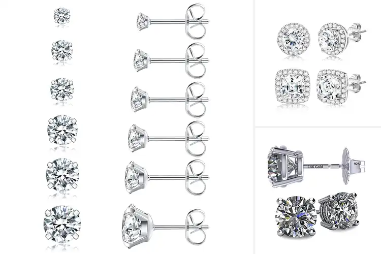 Detailed view of Best Cubic Zirconia Earrings