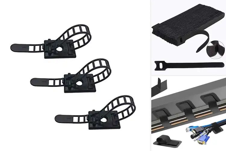Detailed view of Best Desk Cable Ties: 10‑Piece Set for a Tidy Desk