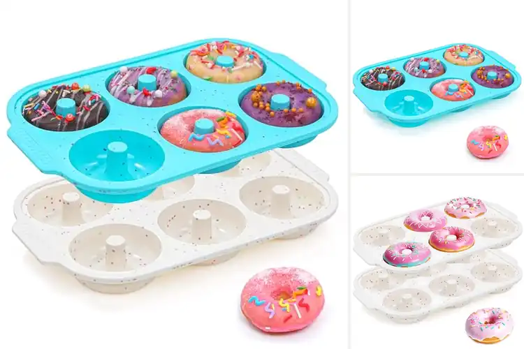Detailed view of Best Donut Pan 3.25 Inch Cavity