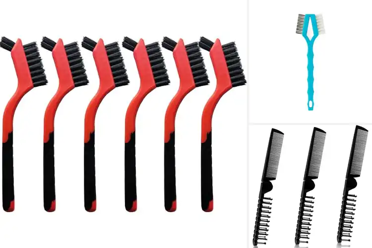 Detailed view of Best Dual-Headed Nylon Brushes for Effortless Cleaning