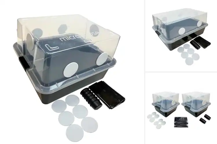 Detailed view of Best Fits Monotub Mushroom Setup