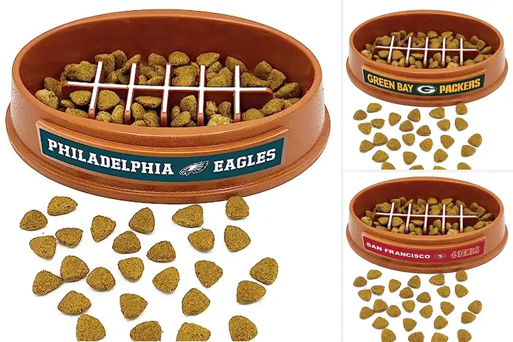 Detailed view of Best Football Shaped Pet Bowls