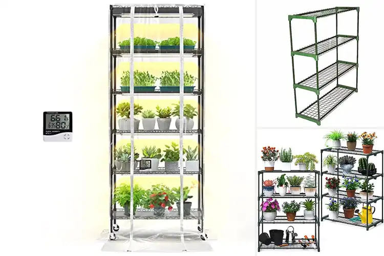 Detailed view of Best Greenhouse Shelf Systems