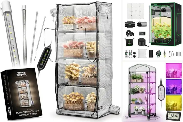 Detailed view of Best Grow Tent With Timed Led Grow Light