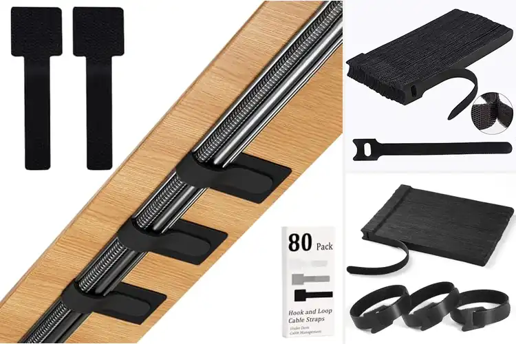 Detailed view of Best Hook And Loop Cable Straps: Tame Your Cable Clutter Now