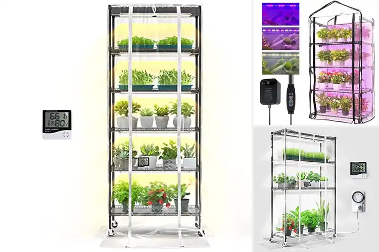 Detailed view of Best Indoor Greenhouse With Grow Light