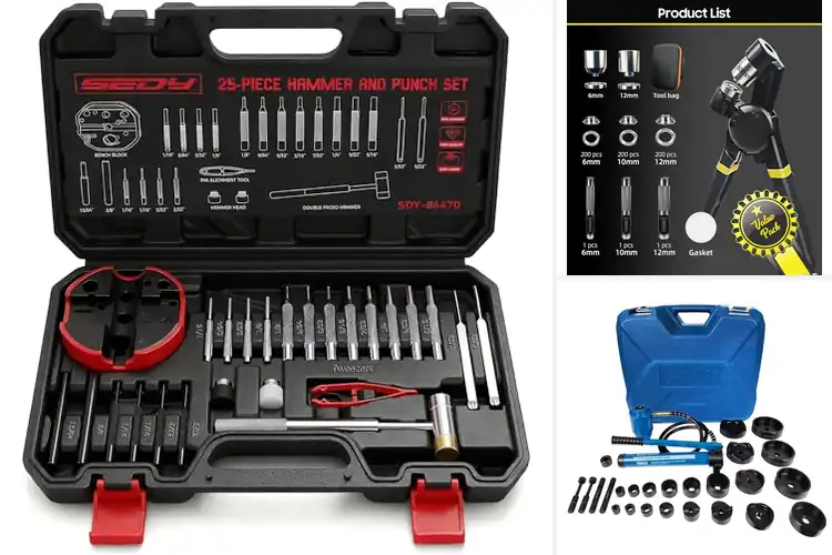 Detailed view of Best Industrial Punch Tool Kits