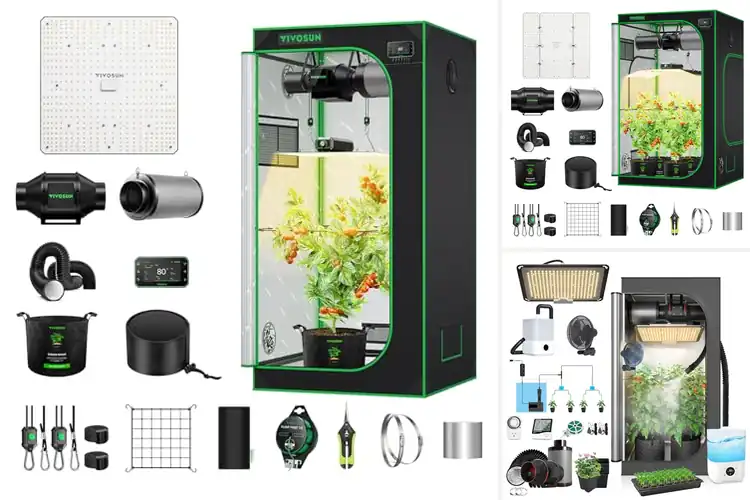 Detailed view of Best Integrated Grow Light Grow Tent