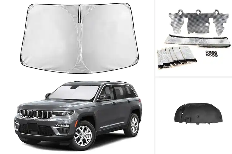 Detailed view of best jeep grand cherokee heat shields