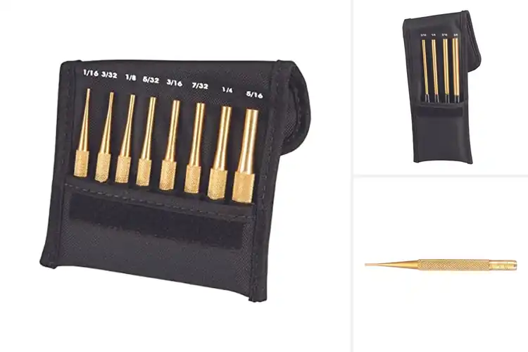 Detailed view of Best Knurled Brass Punch Grip