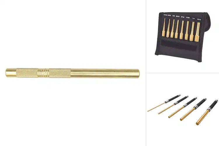 Detailed view of Best Knurled Brass Punches