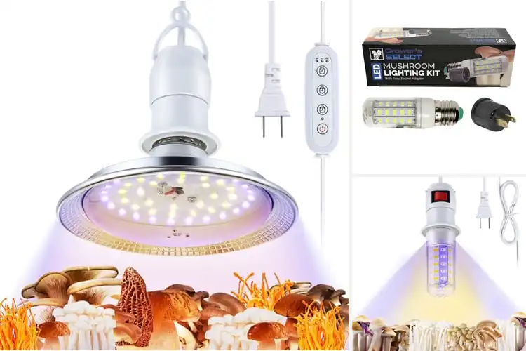 Detailed view of Best LED Grow Lights for Mushrooms