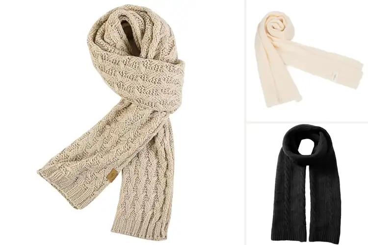 Detailed view of Best Long Knit Scarves: 10 Top Picks for Warmth & Style