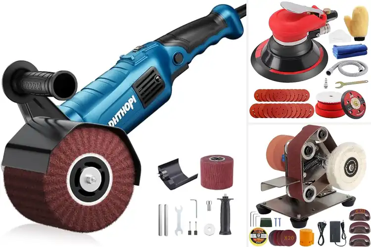 Detailed view of Best Metal Polishing Sanders for Effortless Shine
