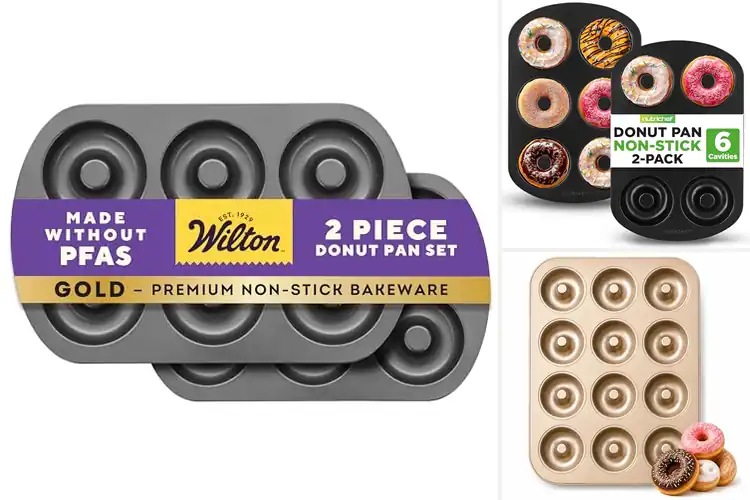 Detailed view of Best Nonstick Coated Donut Pan For Easy Release