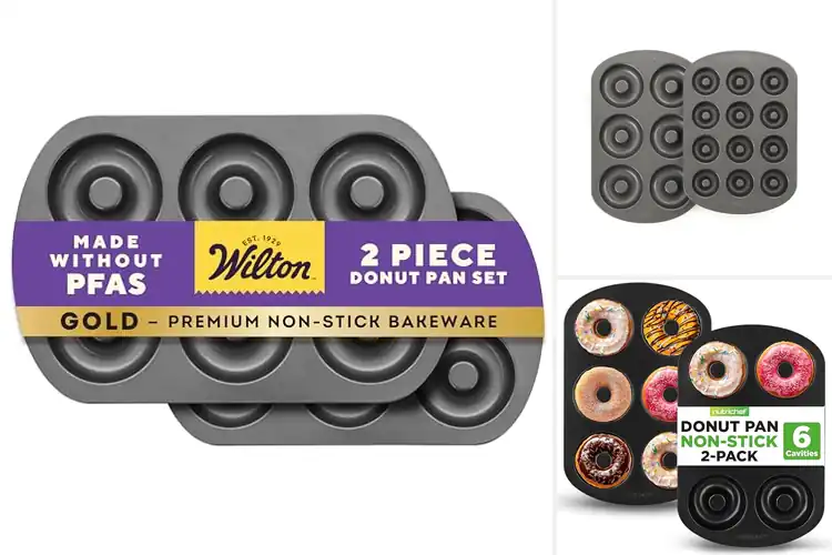 Detailed view of Best Nonstick Donut Pan Set