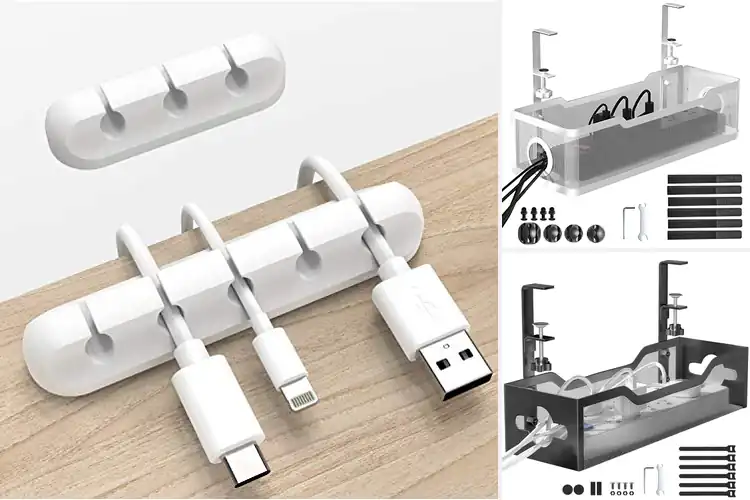 Detailed view of Best Office Cord Organizers: 10 Picks for a Neat Workspace
