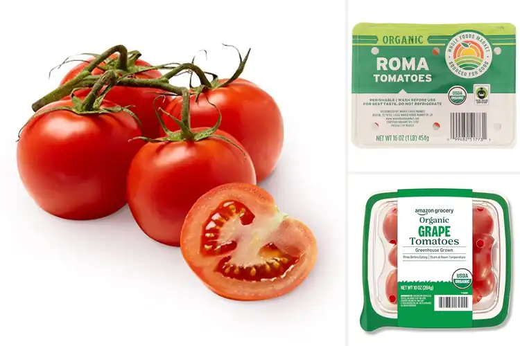 Detailed view of Best Organic Tomatoes