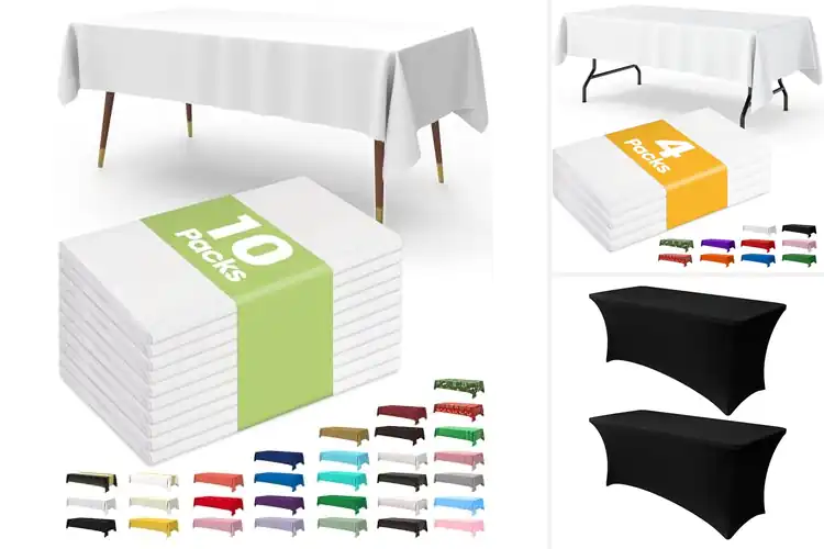 Detailed view of Best Rectangular Table Covers for Clean, Stylish Setups