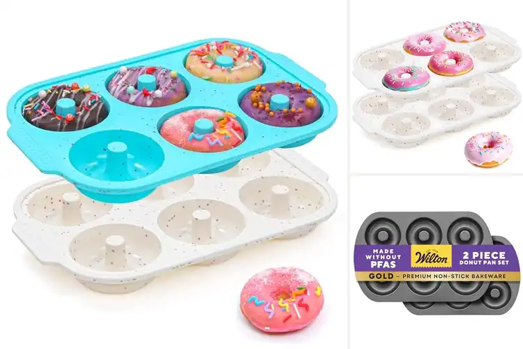 Detailed view of Best Reinforced Nonstick Donut Pan