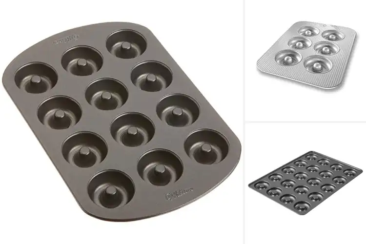 Detailed view of Best Reinforced Steel Donut Pan