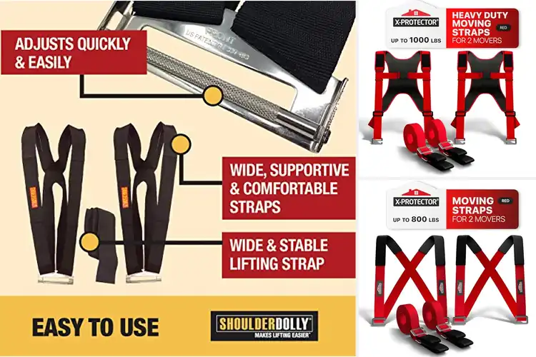 Detailed view of Best Shoulder Moving Straps