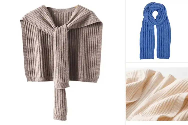 Detailed view of Best Soft Knit Scarves