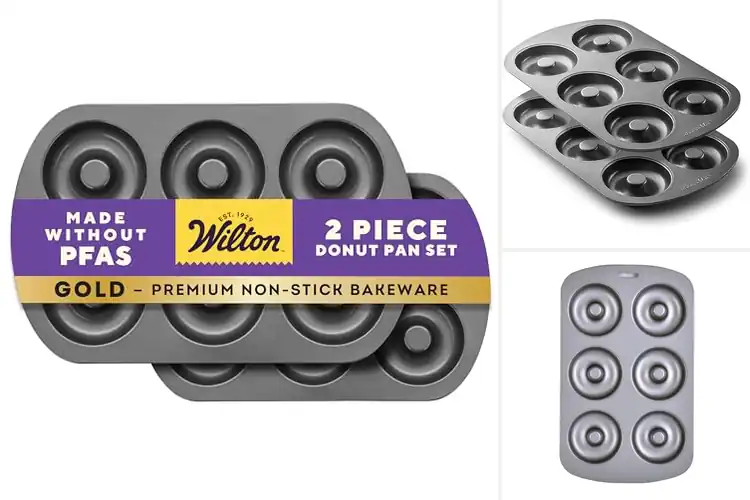 Detailed view of Best Steel Donut Pan With Nonstick Coating