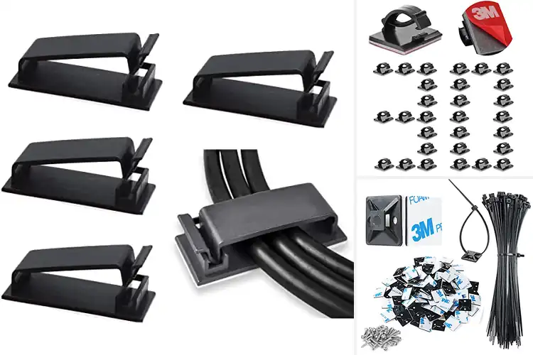 Detailed view of Best Sticky Back Cable Clips: Top 10 Picks for a Tidy Space