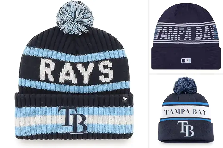 Detailed view of Best Tampa Bay Rays Beanies: Stay Warm, Show Pride in Style