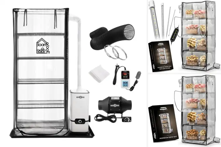 Detailed view of Best Value Mushroom Grow Tent Kit