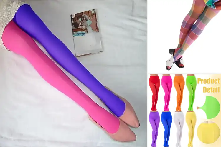 Detailed view of Best Vibrant Tights
