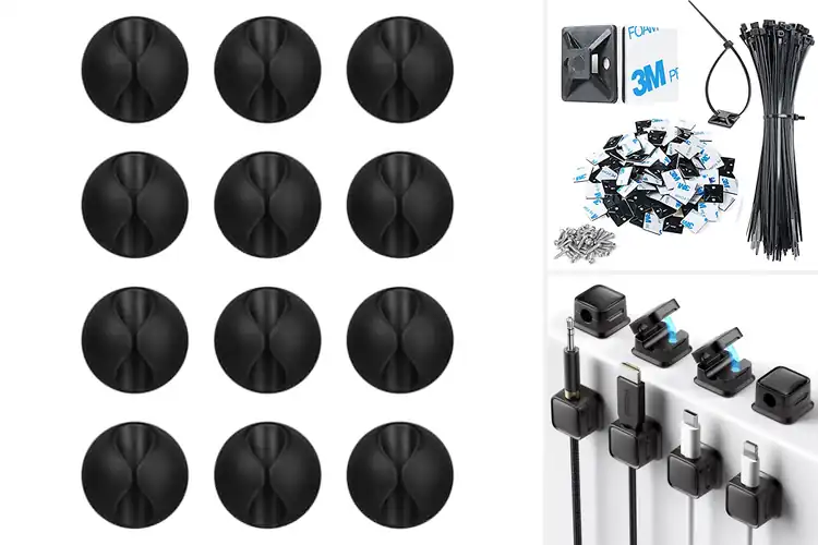 Detailed view of Best Wire Holders: 10 Simple Solutions for a Neat Space