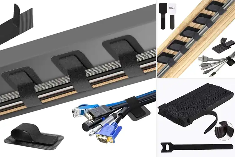 Detailed view of Best Wire Organization Straps For Desks